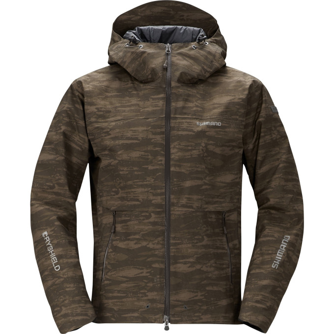 Куртка утеплённая SHIMANO RB-04JS DRYSHIELD коричневый камуфляж M 59YRB04JSA5